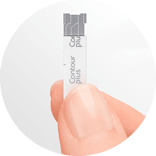 Ảnh cận cảnh que thử Contour Plus